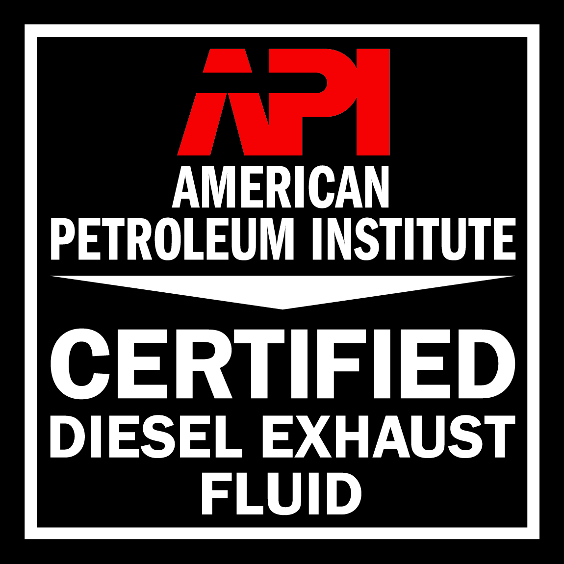 American Petroleum Institute Certified Diesel Exhaust Fluid Logo